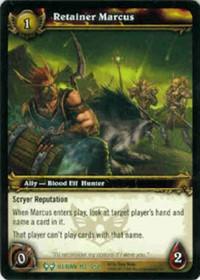 warcraft tcg the hunt for illidan retainer marcus