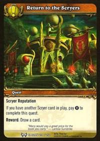 warcraft tcg the hunt for illidan return to the scryers