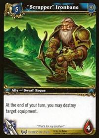 warcraft tcg the hunt for illidan scrapper ironbane