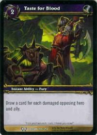 warcraft tcg the hunt for illidan taste for blood