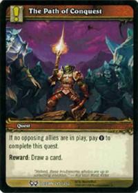warcraft tcg the hunt for illidan the path of conquest