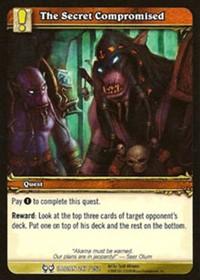 warcraft tcg the hunt for illidan the secret compromised