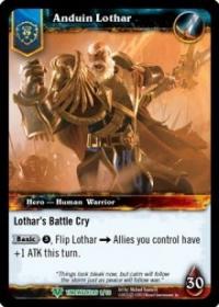 warcraft tcg war of the ancients anduin lothar alternate