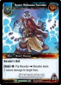 warcraft tcg war of the ancients barador wildhammer timewalker alternate