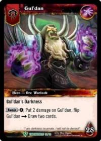 warcraft tcg war of the ancients gul dan alternate