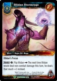 warcraft tcg war of the ancients illidan stormrage alternate