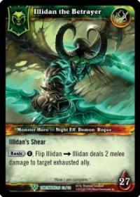 warcraft tcg war of the ancients illidan the betrayer alternate