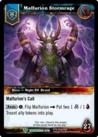 warcraft tcg war of the ancients malfurion stormrage alternate