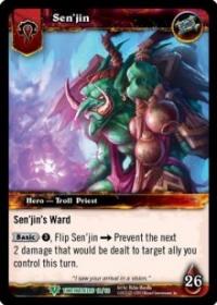 warcraft tcg war of the ancients sen jin alternate