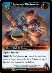 warcraft tcg war of the ancients sylvanas windrunner alternate