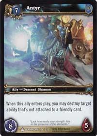 warcraft tcg wrathgate antyr