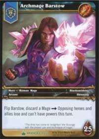 warcraft tcg wrathgate archmage barstow