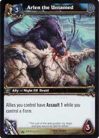 warcraft tcg wrathgate arlen the untamed