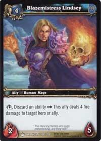 warcraft tcg wrathgate blazemistress lindsey