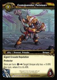 warcraft tcg wrathgate commander falstaav