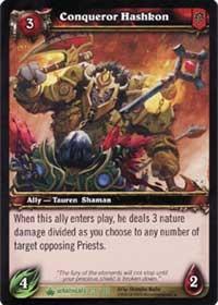 warcraft tcg wrathgate conqueror hashkon