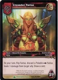 warcraft tcg wrathgate crusader farisa