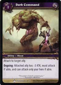 warcraft tcg wrathgate dark command