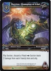 warcraft tcg wrathgate durzion champion of a dal