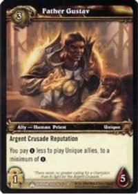 warcraft tcg wrathgate father gustav