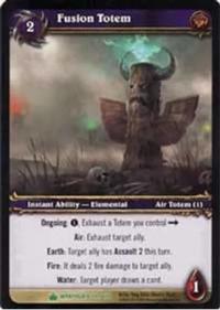 warcraft tcg wrathgate fusion totem