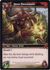 warcraft tcg wrathgate goru thornmane