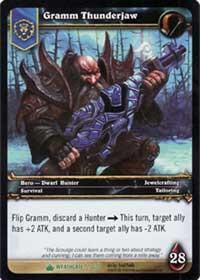 warcraft tcg wrathgate gramm thunderjaw