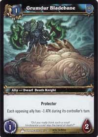 warcraft tcg wrathgate grumdur bladebane