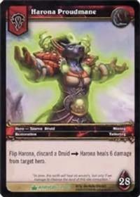 warcraft tcg wrathgate harona proudmane