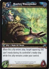 warcraft tcg wrathgate kaelyn vineminder