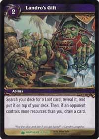 warcraft tcg wrathgate landro s gift