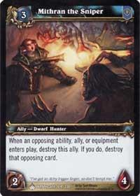 warcraft tcg wrathgate mithran the sniper