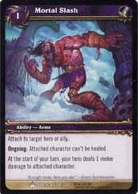 warcraft tcg wrathgate mortal slash