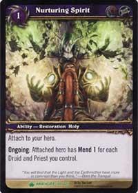 warcraft tcg wrathgate nurturing spirit