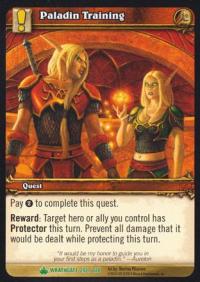 warcraft tcg wrathgate paladin training wrathgate