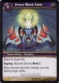 warcraft tcg wrathgate power word faith