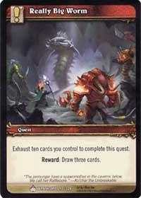 warcraft tcg wrathgate really big worm