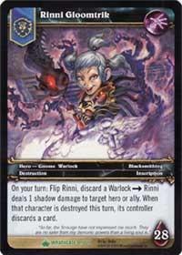 warcraft tcg wrathgate rinni gloomtrik