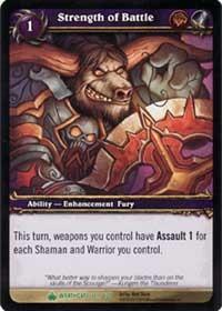 warcraft tcg wrathgate strength of battle