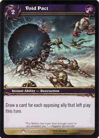 warcraft tcg wrathgate void pact