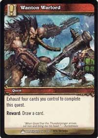 warcraft tcg wrathgate wanton warlord