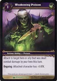 warcraft tcg wrathgate weakening poison