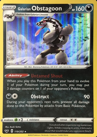 blog Should I stay or should I go(ons)? – Obstagoon and its place in the metagame. 
