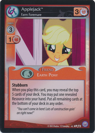 Applejack, Farm Foremare (FOIL)