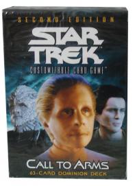 star trek 2e star trek 2e sealed product call to arms dominion starter deck