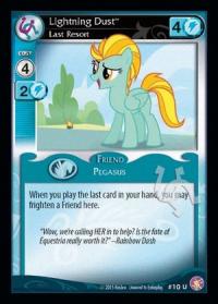 my little pony absolute discord lightning dust last resort