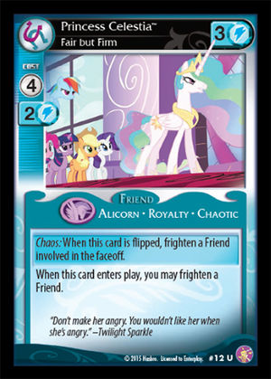 Princess Celestia, Fair but Firm (FOIL)