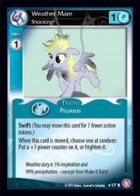 my little pony absolute discord weather mare shocking foil