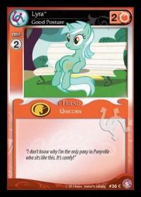 my little pony absolute discord lyra good posture foil