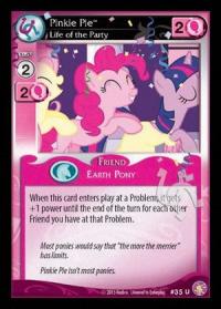 my little pony absolute discord pinkie pie life of the party foil